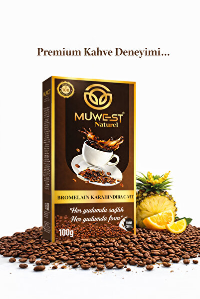 Muwest Naturel Kahve Bromelain Karahindiba C Vitamin 100 Gr