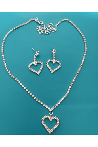 Mihra Aksesuar طقم قلادة وأقراط