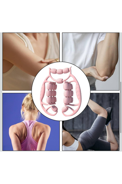 Hombak Yeni Nesil Kas Gevşetici 24Tekerlekli Ayarlanabilir Bacak Kol Masaj To...