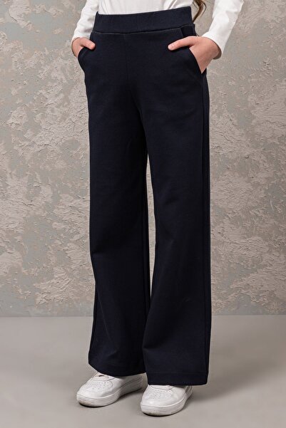 DMB BOYS & GIRLS Çaren Kids - Стоманена плетена широка панталона за момичета ...