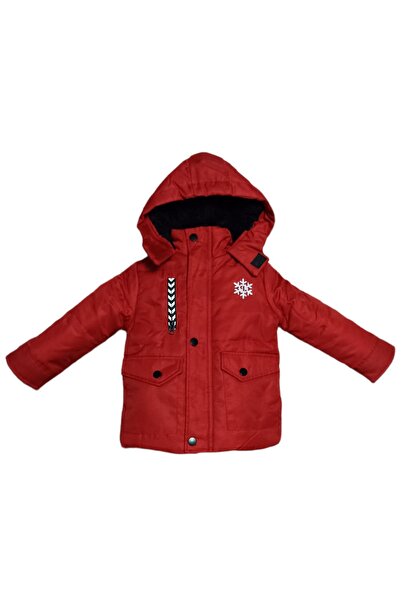 popchild İçi Kürk Welsoft Astarlı, Kapüşonlu, Reflektör Detaylı, Erkek Çocuk Slim Mont