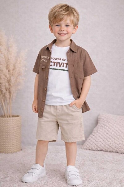 çelik kids SET CU CĂMĂȘI PENTRU BĂIEȚI