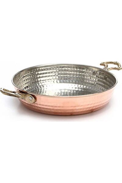 Cooker Bakır Sahan Bakır Yumurta Tavası (24 CM)