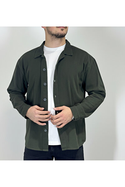 blayn jeans قميص رجالي بأكمام طويلة بمظهر الكتان وقصة فضفاضة