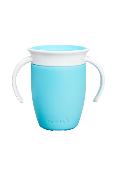 Munchkin Mucize 360° Alıştırma Bardağı, 6ay+, 207ml, Mavi, 1 Adet