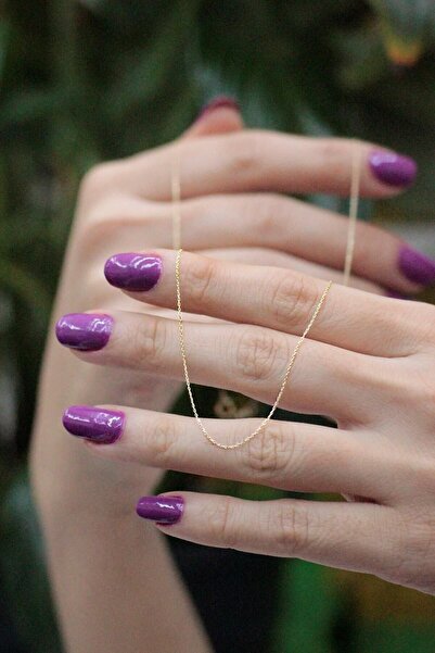 DİAMİNE PIRLANTA 14 Ayar Altın Klasik Hayalet Zincir