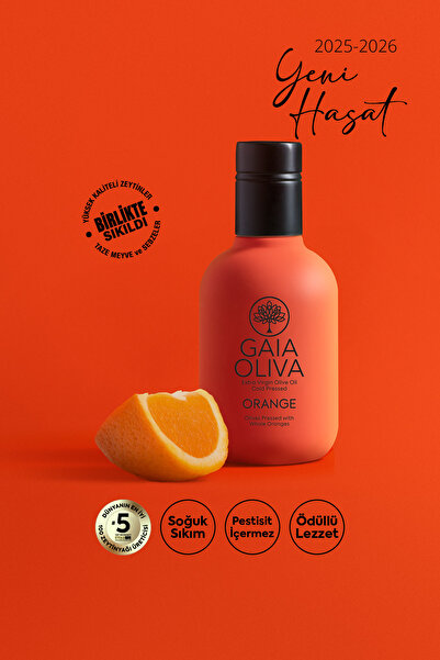Gaia Oliva Portakal Çeşnili 250 ml Natürel Sızma Zeytinyağı