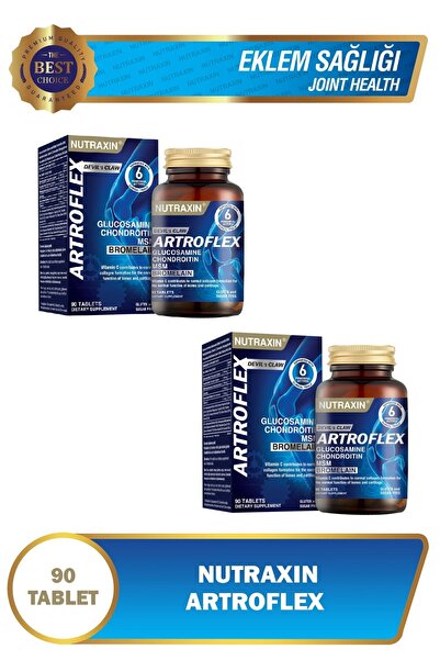 Nutraxin 2 Adet Nutraxin Artroflex 90 Adet Tablet - (Glukozamin-MSM-Kondroiti...