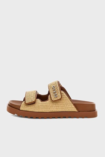 Guess Women's Slippers Fljfdefap19-Tan