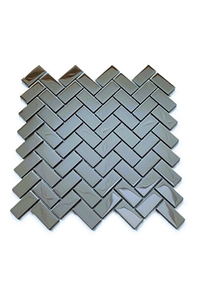 MozaiKristaL Mutfak Tezgah Arası Ve Iç Dekorasyon Için 23x48x4 Mm Kristal Cam...