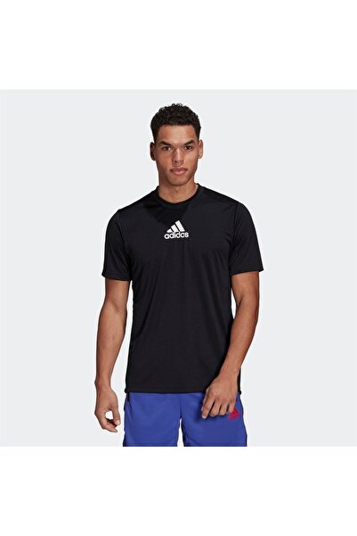 adidas Ανδρικό μαύρο μπλουζάκι Primeblue Designed To Move Sport (GM2126)