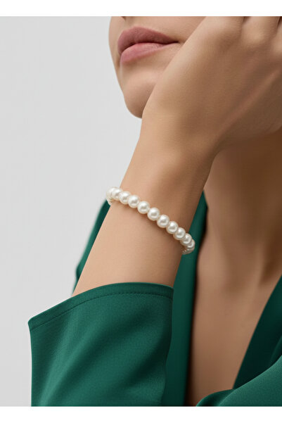 HARİNA Kadın Esnek İncili Bileklik