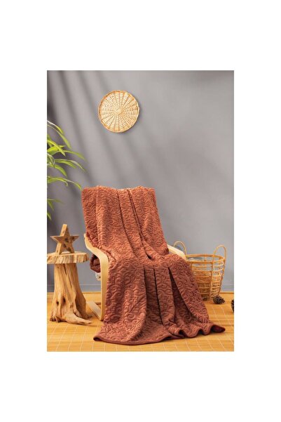 Cotton Box بطانية منقوشة مزدوجة الحجم