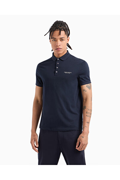 Armani Exchange Tricou din bumbac, cu formă regulată, cu guler polo, pentru b...