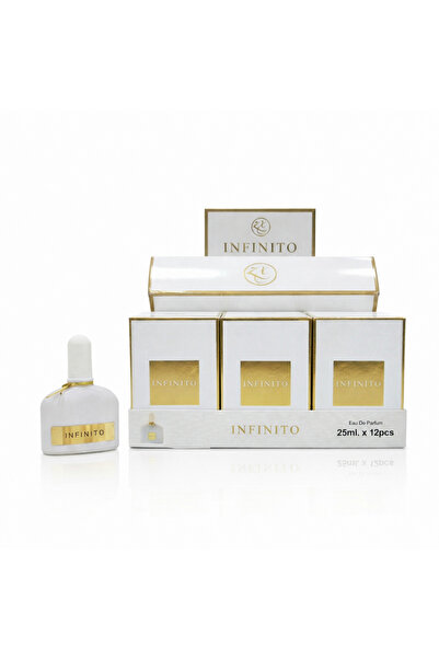 İnfinito بوكس هدايا وتوزيعات للاعراس 12 حبه الحجم 25 مل توم فور ابيض ذكرى لا تُنسى