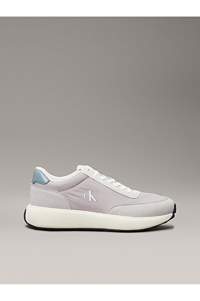 Calvin Klein Gray Men's Sneaker Athleisure Runner Laceup Mix