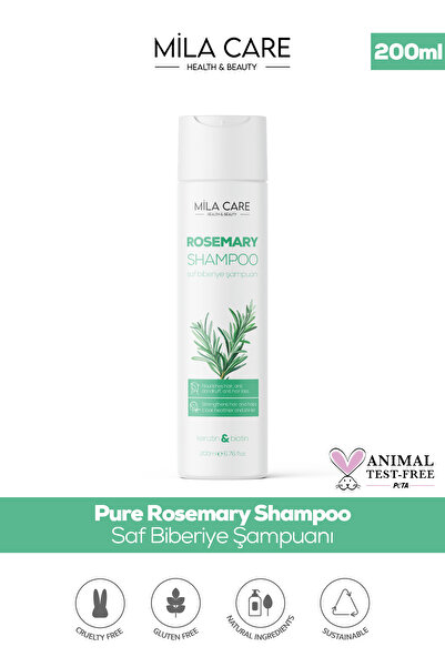 Mila Care Health&Beauty Biberiye Şampuanı Dökülme Karşıtı ve Hızlı Uzamaya Ya...