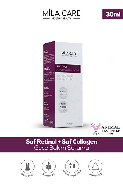 Mila Care Health&Beauty Kırışıklık Ve Anti-aging Retinol Collagen Serum 30ml