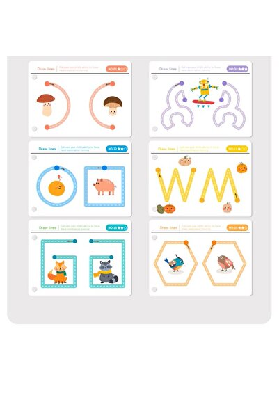 OEM Set educațional Montessori pentru scris și trasat