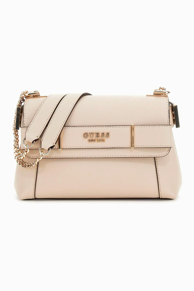 Guess TORBA NA RAMIĘ DAMSKA BG963321-TAUPE