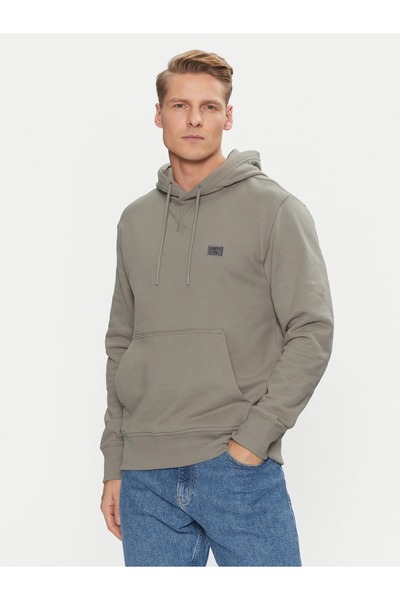 Calvin Klein سويت شيرت رمادي للرجال من كالفن كلاين