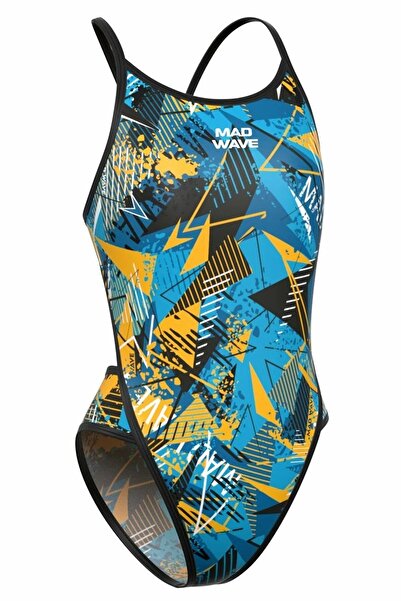 Mad Wave Girl's Swimsuit Daria - Colorful - M/8-9 Years