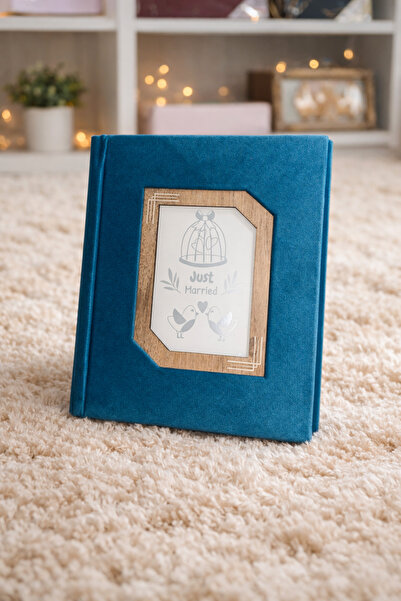 NRCN 15×21 Velvet Cover Photo Album – Holds 10 Photos