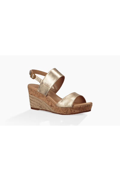 UGG Elena Women's Sandals 1017802-Gold