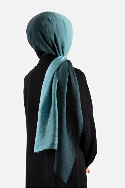 Vissona Kadın Life Organik Şal Petrol Mavisi Mint Yeşili