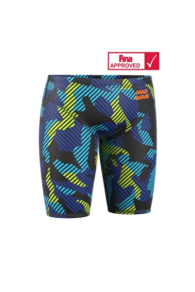 Mad Wave Erkek Yarış Mayosu Bodyshell jammer X4 - Renkli - XXS/UK22/12-13 YAŞ