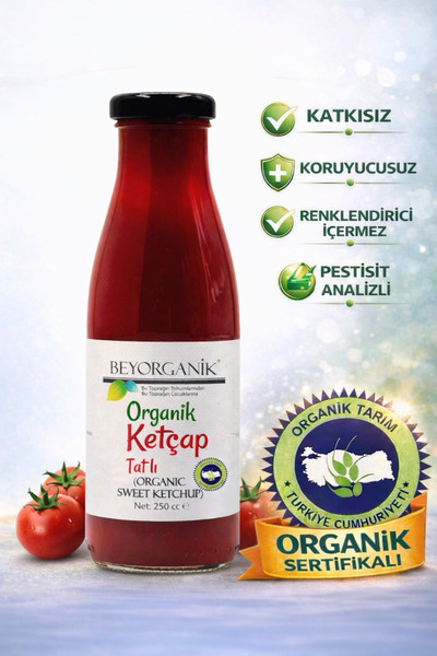 BEYORGANİK ORGANİK Ketçap Tatlı 250cc