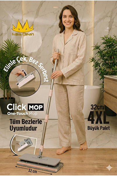 MissClean (8 ανταλλακτικά πανιά) Μεγάλο μέγεθος 32 εκ., συμβατό με όλα τα παν...