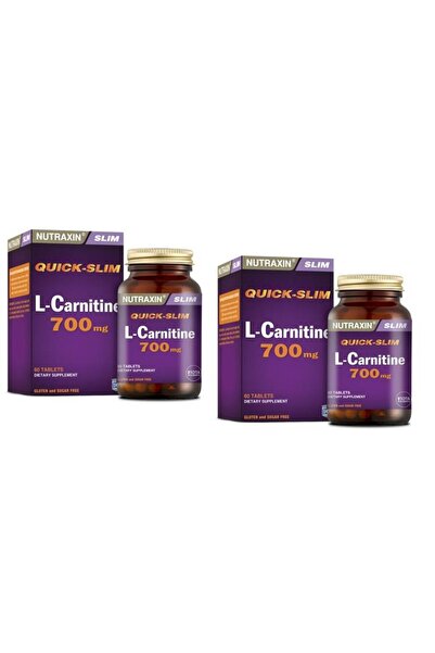 Nutraxin QS L-Carnitine 700 mg 60 Tablet x 2 adet