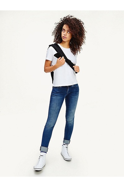 Tommy Hilfiger Women's T-Shirt Dw0Dw09198-Ybr