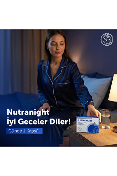 MFM NUTRACEUTICALS MFM Nutranight 5-HTP ve Bitki Ekstreleri İçeren 30 Bitkisel Kapsül