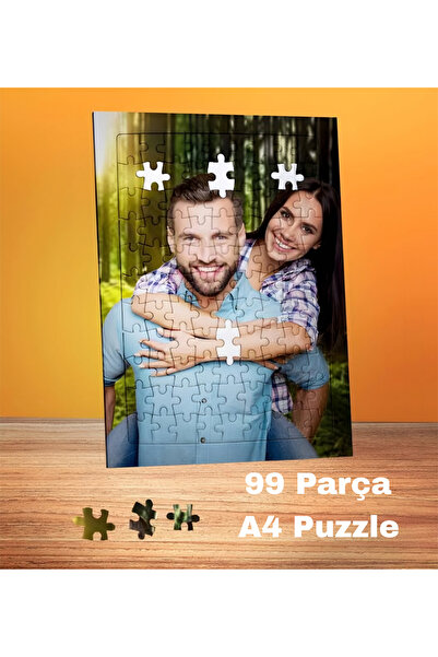 CB Gift Kişiye Özel Fotoğraflı Yapboz Puzzle - 99 Parça A4 Resimli Pazıl Yapboz Hediye