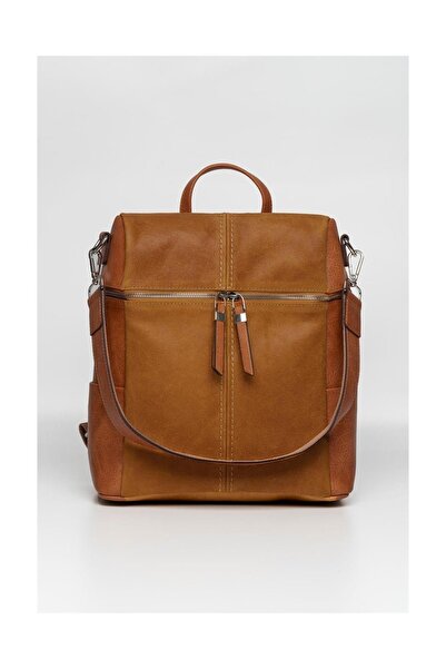 SEÇ KUNDURA CLK ZD164-7 Rucsac din piele naturală - piele intoarsa maro