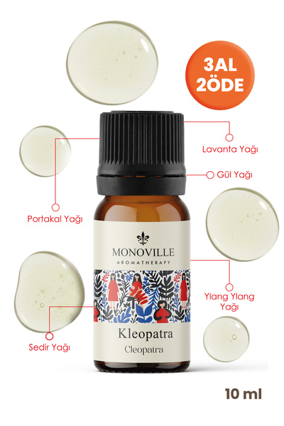 Monoville Kleopatra Uçucu Yağ Karışımı 10 ml %100 Doğal (Cleopatra Essential ...