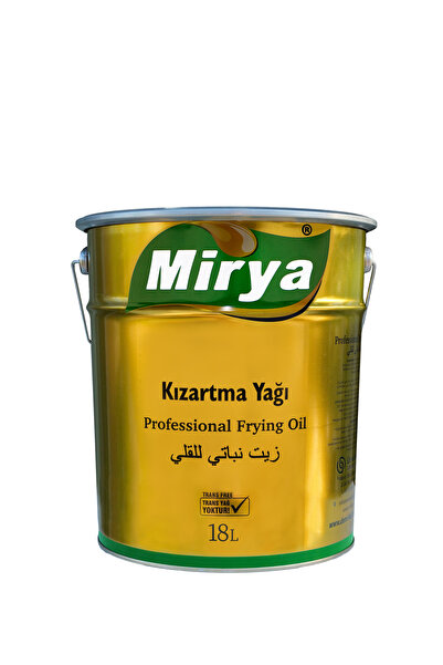 Mirya Bitkisel Kızartmalık Yağ Gold Kova 18 Lt