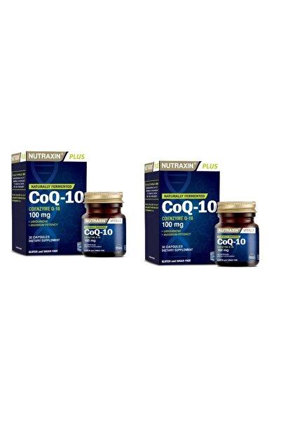 Nutraxin CoQ-10 100 mg 30 Softgel x 2 Adet