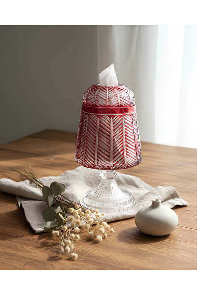 AKDEN STORE حامل مناديل المائدة المزخرف بالكريستال / حامل مناديل تقديم منظم للدعوات