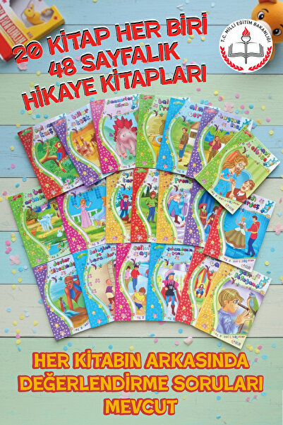 Aydede Yayıncılık قصص جميلة جدًا 20 كتابًا - مع أسئلة تقييمية