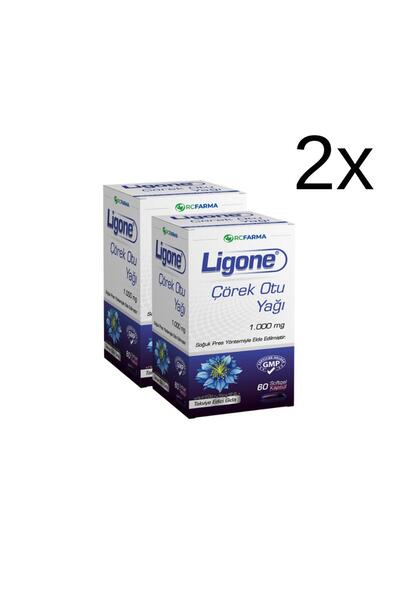 Rcfarma Ligone Çörek Otu Yağı 60 Kapsül x2 Adet