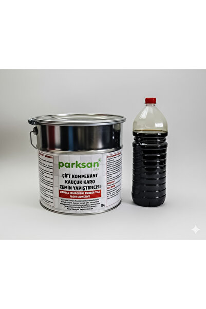 PARKSAN KAUÇUK Çift Kompenantlı Kauçuk Zemin Yapıştırıcısı( 10 Kg )