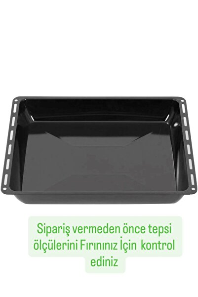 Becenhouse Ankastre Emaye Derin Parlak Fırın Tepsisi 45,5*37,5*3,5 cm