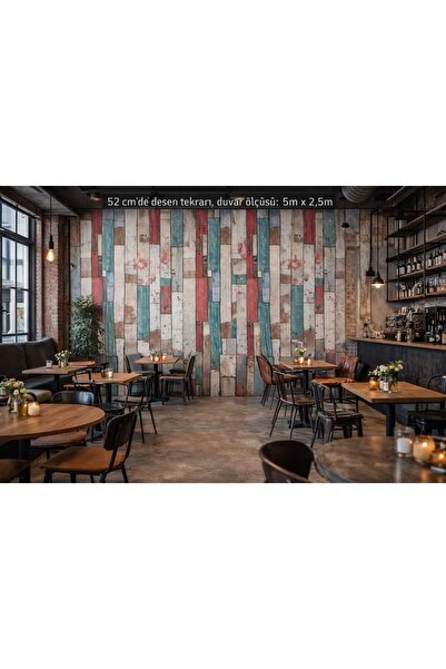 Ugepa Fransa loft otantik Ahşap Desenli Ithal Duvar Kağıdı