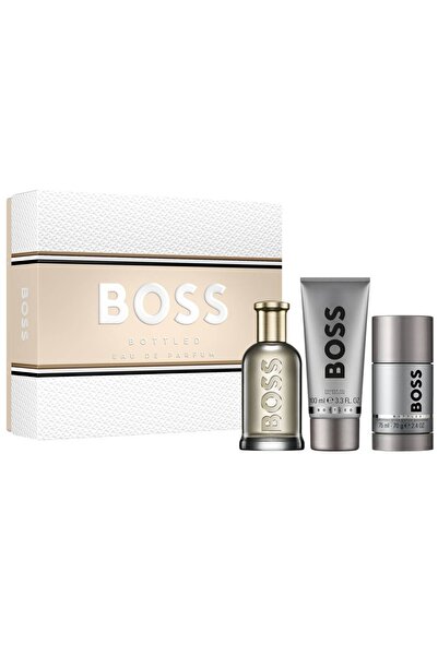 Hugo Boss Set cadou Boss Bottled, Bărbați, Apă de parfum 100 ml + Gel de duș, 100 ml + Deodorant stick