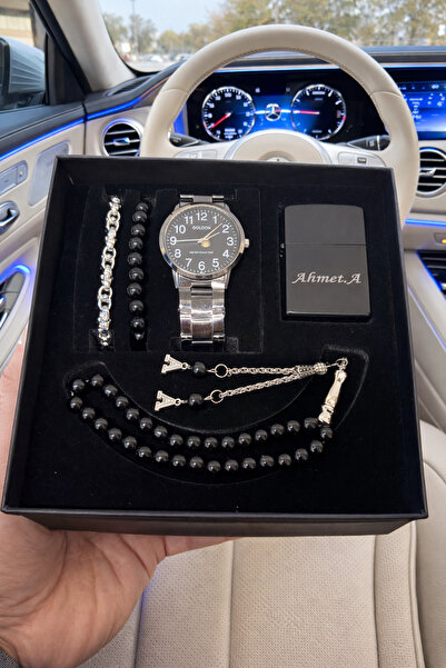 A-STİL TAKI Erkek Sevgililer Gününe Özel Hediye Saat Seti