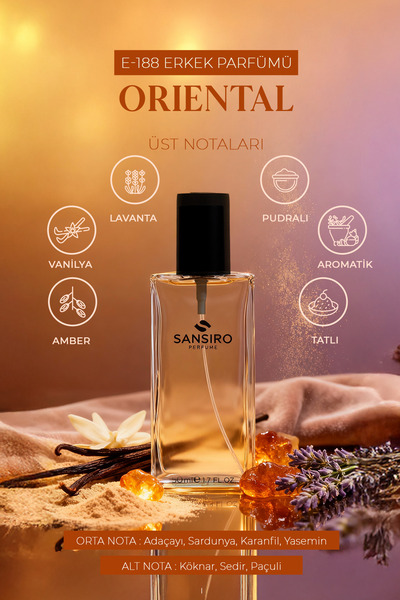 Sansiro E-188 Erkek Parfüm 50ml Edp