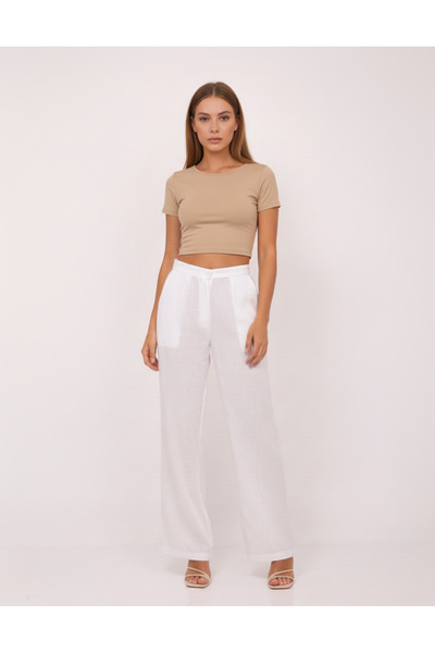 Volanlı PANTALONE OD LANA